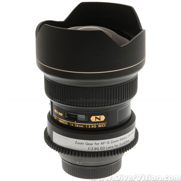 Howshot Zoom Gear for Nikon AF-S Zoom-Nikkor 14-24mm f/2.8G ED lens on Sea&Sea Housings Howshot Zoom Gear for Nikon AF-S Zoom-Nikkor 14-24mm f/2.8G ED lens on Sea&Sea Housings